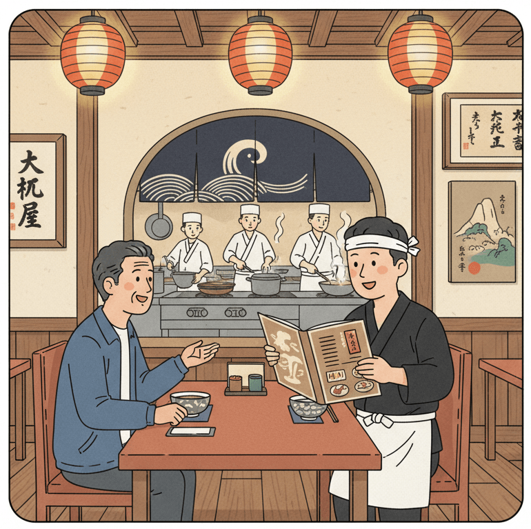 電腦就像餐廳，前端是你看到的裝潢、菜單，後端是廚房，每道菜都有自己的邏輯，但你不會跑去廚房點餐，服務員就是 API，負責把你的需求傳給廚房後，再把菜從廚房送來給你。